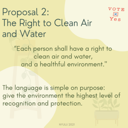 Ballot Prop 2 Right to clean air